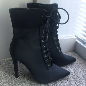 Lace Up Ankle Booties